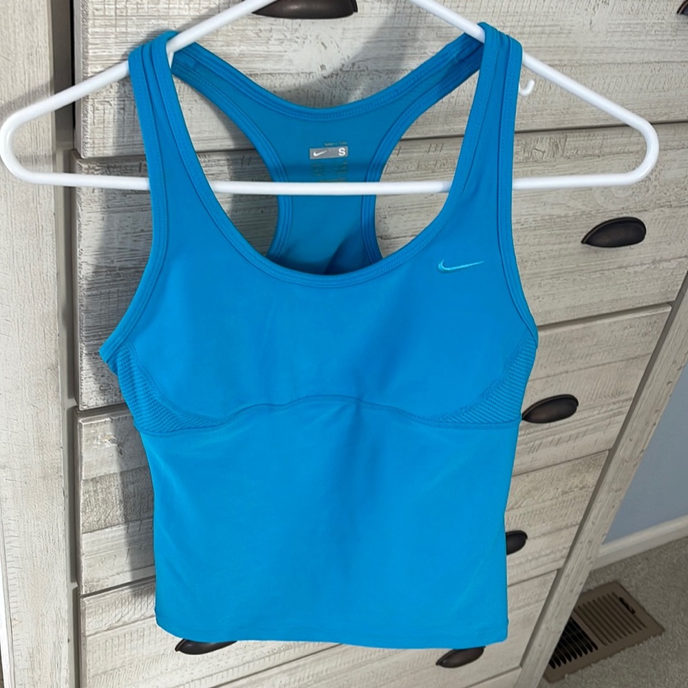 Nike Dry-Fit Blue work out tank Small 4-6
